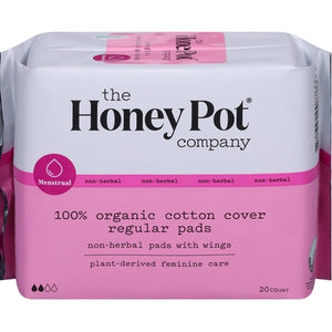 The Honey Pot Pads Regular Non-Herbal 20 CT [UNFI-CARLISLE #3113818]