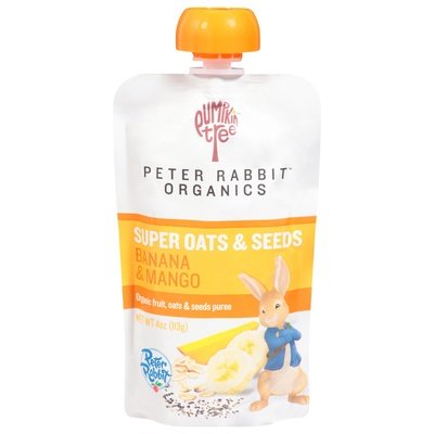 Peter Rabbit Organics Super Oats & Seeds Banana & Mango 10/4 OZ [UNFI #2311660] [ebt]