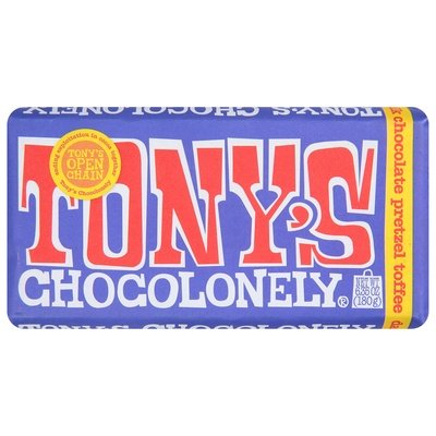Tonys Chocolonely Milk Chocolate Chocolate Pretzel Toffee 15/6.35OZ [UNFI #2377695] [ebt]