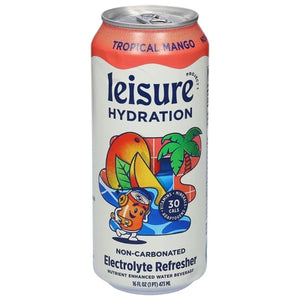 Leisure Project Electrolyte Refresher Tropical Mango Non-Carbonated 12/16 OZ [UNFI #03087327] [ebt]