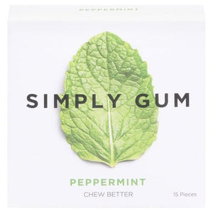 Simply Gum Gum Peppermint 12/15 CT [UNFI #1767664] [ebt]