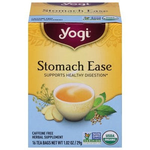 Yogi Stomach Ease Caffeine Free Tea Bags 6/16 Bag [UNFI #0355172] [ebt]