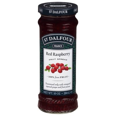 St Dalfour Fruit Spread Red Raspberry 6/10 OZ [UNFI #316364] [ebt]