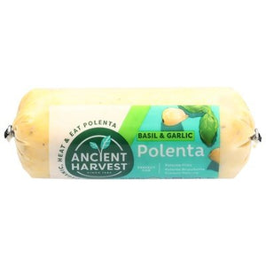 Ancient Harvest Polenta Basil & Garlic 12/18 OZ [UNFI #0954016] [ebt]