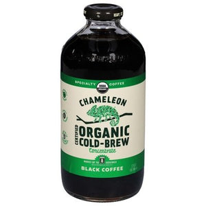 Chameleon Cold Brew Black Coffee Organic Concentrate Cold-Brew 6/32 OZ [UNFI #1150820] [ebt]