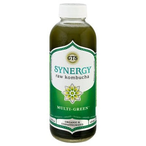 Gts Raw Kombucha Multi-Green 12/16 OZ [UNFI #2273266] [ebt] D