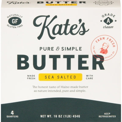 Kates Butter Sea Salted Gluten Free 18/16 OZ [UNFI #0261032] [ebt]