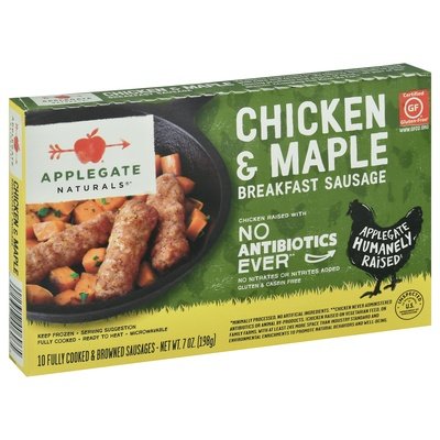 Applegate Farms Breakfast Sausage Chicken & Maple 12/7 OZ [UNFI #1225622] [ebt]