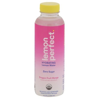 Lemon Perfect Lemon Water Hydrating Zero Sugar Dragon Fruit Mango 12/15.2 OZ [UNFI #3014354] [ebt]