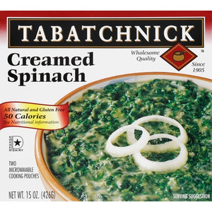 Tabatchnick Creamed Spinach 12/15 OZ [UNFI #0819466] [ebt]