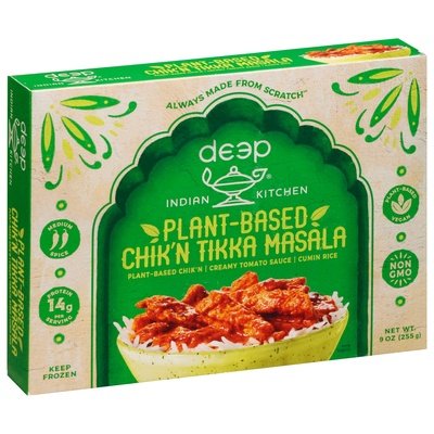 Deep Chikn Tikka Masala Plant-Based Medium Spice 12/9 OZ [UNFI #2845196] [ebt]