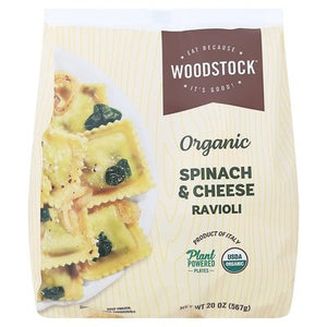 Woodstock Ravioli Organic Spinach & Cheese 12/20 OZ [UNFI #2824258] [ebt]