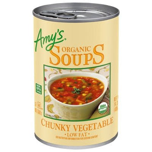 Amys Soups Organic Low Fat Chunky Vegetable 12/14.3Oz [UNFI #0569996] [ebt]