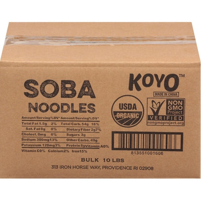 Koyo Noodles Soba 10 LB [UNFI-CARLISLE #0171199] [ebt]