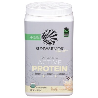 Sunwarrior Active Protein Organic Vanilla Flavor 1/2.2 LB [UNFI-CARLISLE #2936698]