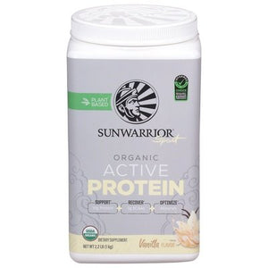 Sunwarrior Active Protein Organic Vanilla Flavor 1/2.2 LB [UNFI-CARLISLE #2936698]