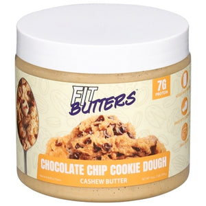Fit Butters Cashew Butter Chocolate Chip Cookie Dough 6/16 OZ [UNFI #02998615] [ebt]