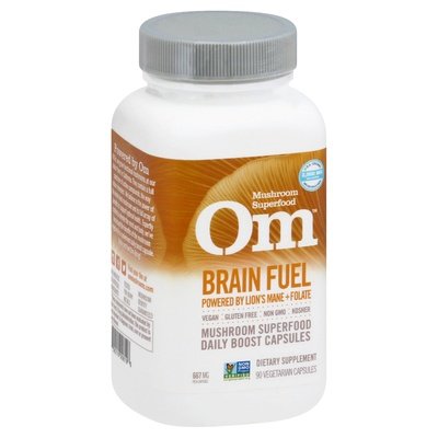 Om Brain Fuel Vegetarian Capsules 90 CT [UNFI #2394278]