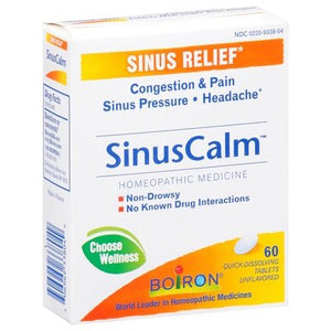 Boiron Sinus Relief Tablets Unflavored 1/60 TAB [UNFI-CARLISLE #2480101]