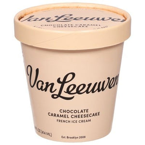 Van Leeuwen Ice Cream French Ice Cream Chocolate Caramel Cheesecake 8/14 OZ [UNFI #2945897] [ebt]