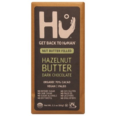 Hu Dark Chocolate Organic Hazelnut Butter 70% Cacao 12/2.1 OZ [UNFI-CARLISLE #2739571] [ebt]