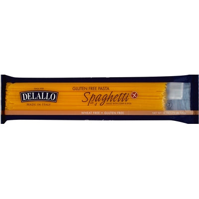 Delallo Spaghetti Gluten Free No. 4 12/12 OZ [UNFI #01173335] [ebt]