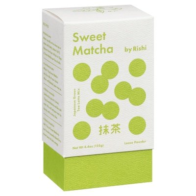 Rishi Tea Japanese Green Tea Latte Mix Sweet Matcha Loose Powder 6/4.4 OZ [UNFI #2653566] [ebt]