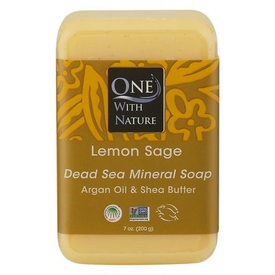 One With Nature Soap Dead Sea Mineral Lemon Sage 1/7 OZ [UNFI-CARLISLE #650333]