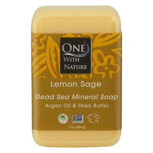 One With Nature Soap Dead Sea Mineral Lemon Sage 1/7 OZ [UNFI-CARLISLE #650333]