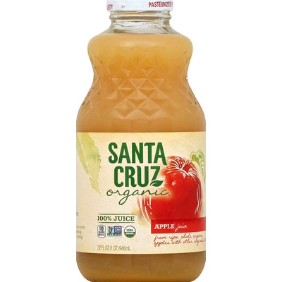 Santa Cruz Organic Juice Apple 6/32 OZ [UNFI #02285179] [ebt]