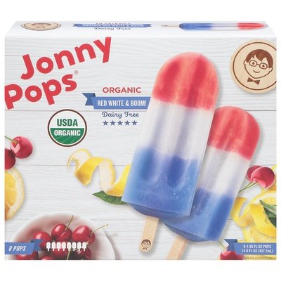 Jonnypops Pops Organic Red White & Boom! 6/14.8 OZ [UNFI #2596286] [ebt]