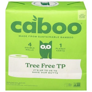 Caboo Bamboo Bath Tissue Double Rolls 2 Ply 10/4 PACK [UNFI #2850873]
