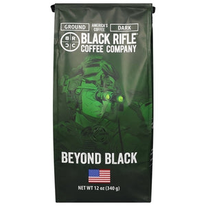 Black Rifle Coffee Company Coffee Ground Dark Beyond Black 6/12 OZ [UNFI #03056447] [ebt]