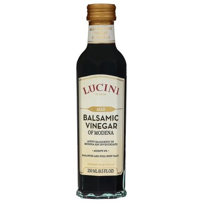 Lucini Italia Balsamic Vinegar Of Modena Aged 6/8.5 OZ [UNFI #255315] [ebt]