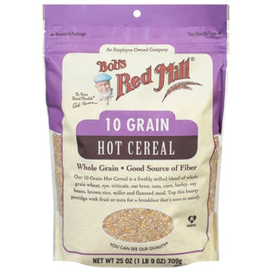 Bobs Red Mill Hot Cereal 10 Grain 4/25 OZ [UNFI #03148202] [ebt]
