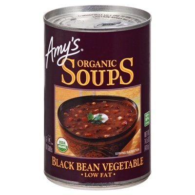Amys Soup Low Fat Organic Black Bean Vegetable 12/14.5OZ [UNFI #0973735] [ebt]