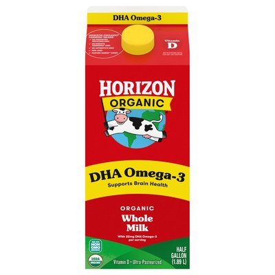 Horizon Milk Organic Whole 6/64 OZ [UNFI #0119180] [ebt]