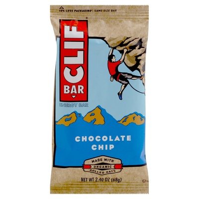 Clif Bar Energy Bar Chocolate Chip 12/2.4 OZ [UNFI #0472167] [ebt]
