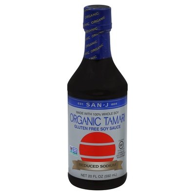 San-J Tamari Organic Reduced Sodium 6/20 OZ [UNFI #525543] [ebt]