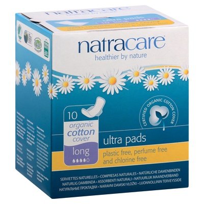 Natracare Pads Ultra Long With Organic Cotton Cover 1/10 CT [UNFI-CARLISLE #335026]