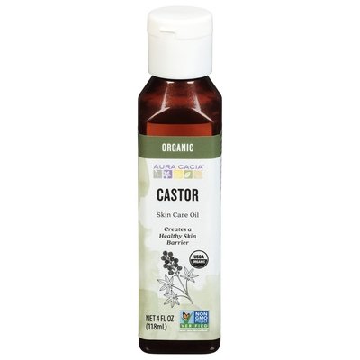 Aura Cacia Skin Care Oil Organic Castor 1/4 OZ [UNFI-CARLISLE #1571793]