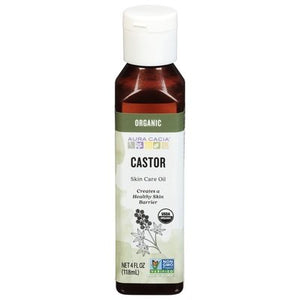 Aura Cacia Skin Care Oil Organic Castor 1/4 OZ [UNFI-CARLISLE #1571793]