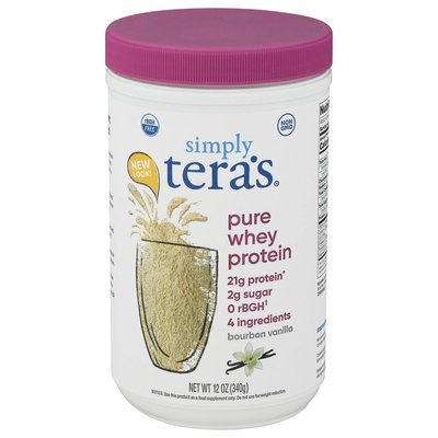 Simply Teras Whey Protein Pure Bourbon Vanilla 1/12 OZ [UNFI-CARLISLE #404475]