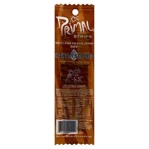 Primal Spirit Foods Vegan Jerky Meatless Soy Hickory Smoked 24/1 OZ [UNFI-CARLISLE #267294] [ebt]