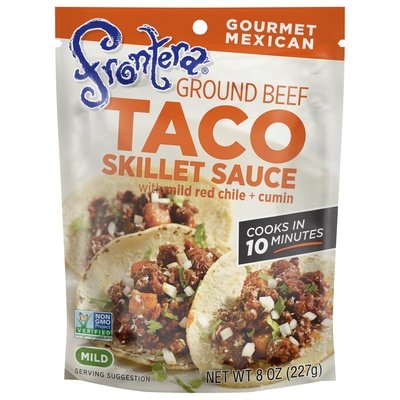Frontera Taco Skillet Sauce Ground Beef Mild 6/8 OZ [UNFI #505255] [ebt]