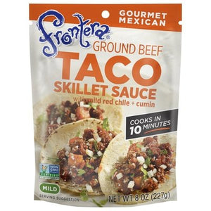Frontera Taco Skillet Sauce Ground Beef Mild 6/8 OZ [UNFI #505255] [ebt]