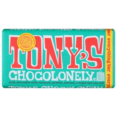 Tonys Chocolonely Chocolate Bar Everything 15/6.35 Z [UNFI #2838779] [ebt]