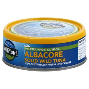 Wild Planet Wild Tuna In Extra Virgin Olive Oil Albacore Solid 12/5 OZ [UNFI #0642272] [ebt]