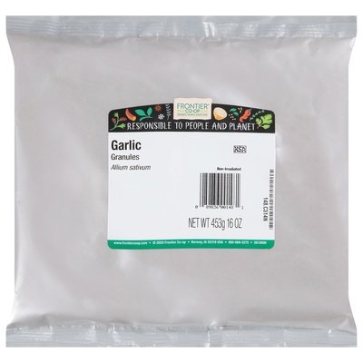 Frontier Nat Prod Co-Op Garlic Granules 1LB [UNFI-CARLISLE #119305] [ebt]