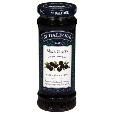 St Dalfour Fruit Spread Black Cherry 6/10 OZ [UNFI #316166] [ebt]